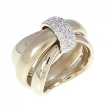 Autentico anello con diamanti