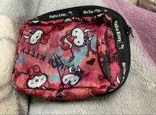 Marsupio in nylon rosa Hello