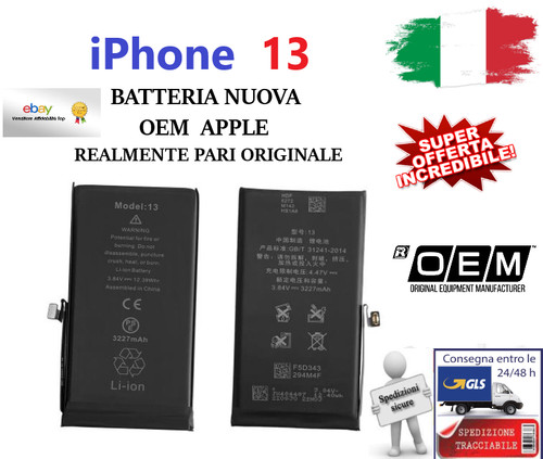 Batteria nuova oem - nuova, apple