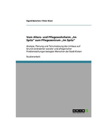 Vom alters und pflegewohnheim - vom, alters-
