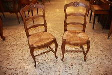 Gruppo di 6 Sedie Stile Provenzale