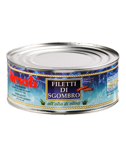 Filetti sgombro olio - filetti, di
