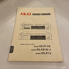 Akai CS-F110 CS-F210 CS-F12