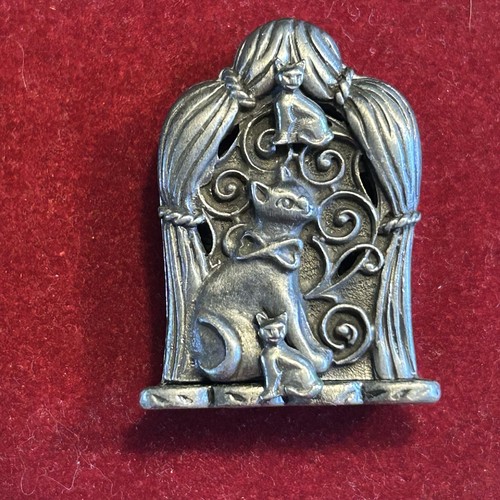 Torino pewter cat jewelry - cat,