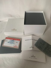 Omega box pelle grigia anni