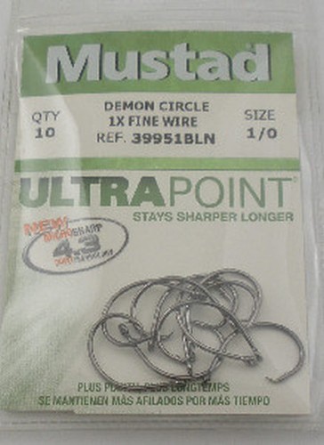 Mustad 39951bln gancio - mustad, 1/0