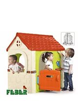 FEBER- Fantasy House, Casetta per Bambini con Porta Apribile, per Giocare in Cas