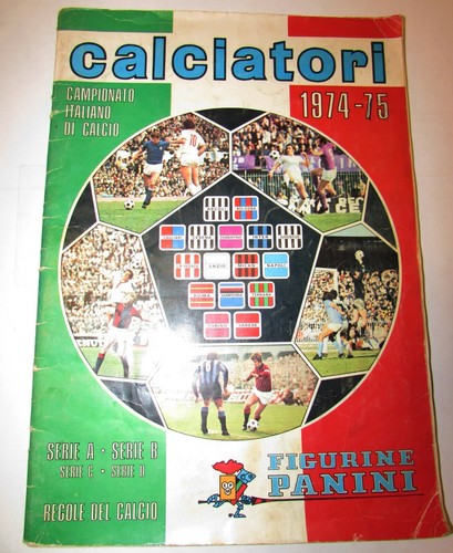 Album panini calcio - album, 1974/75