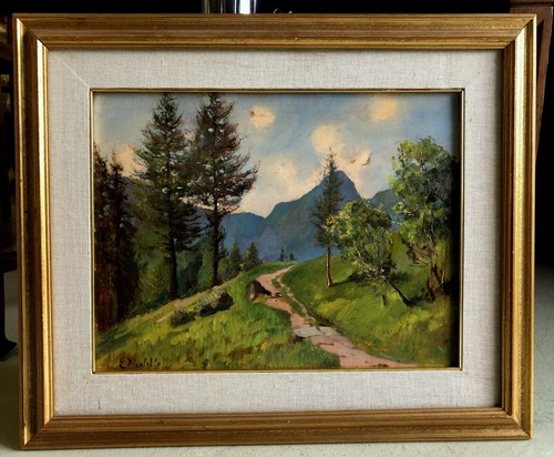 Oil painting table edoardo - painting,