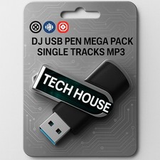 TECH HOUSE USB PEN 16GB sound pack set DJ 2025 mp3 SINGLE TRACKS Unimixed
