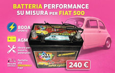 BATTERIA POTENZIATA FIAT 500 F