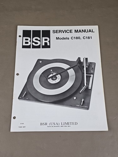 Bsr giradischi c180 - giradischi, c180/c181