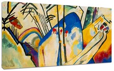 Quadro Moderno Astratto Kandinsky Composizione IV Arte Arredo Stampa su tela