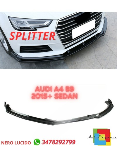 Splitter nero lucido - nero,