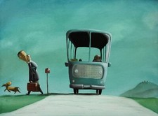 Ogni giorno è il migliore Diego Santini Opera STAMPA Fine Art Firmata Numerata