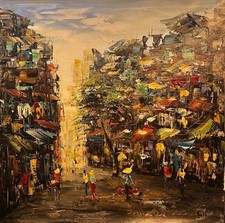 quadro moderno dipinto a mano