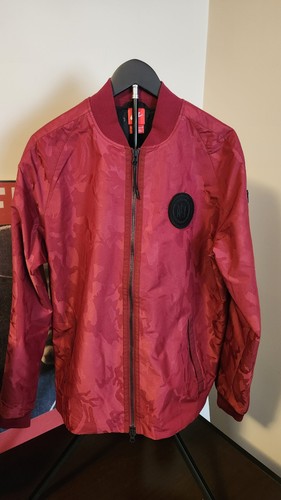 Nike red camo bomber jacket - camo,