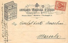 157) GENOVA, ANNUARIO GENERALE D'ITALIA, SOCIETA' ANONIMA EDITRICE.