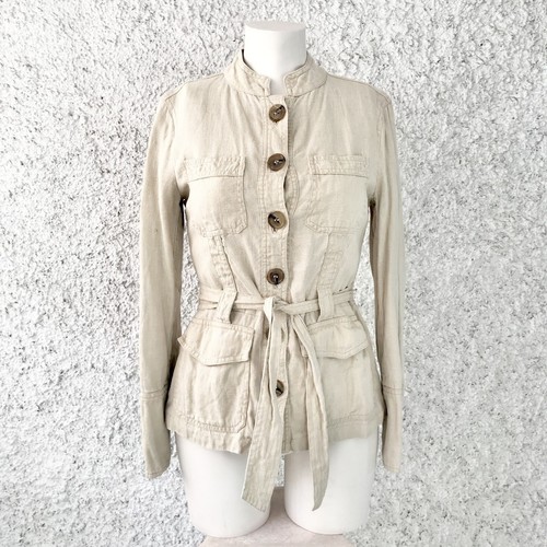 Zara giacca 100 lino beige - zara,