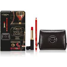 L'oreal Set Donna Rossetto Rosso e Matita Labbra Con Pochette