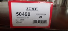 ART. 50490 ACME CARROZZA CUCCETTE 1959T - GR/ROSSO FEGATO Ep. V - Sc. H0