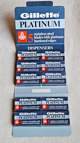 Gillette platinum dispenser - platinum,