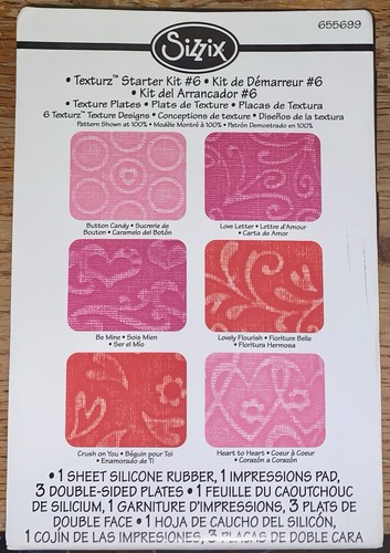 Sizzix texturz starter kit - texturz,