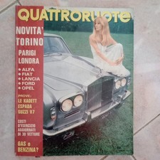Rivista Quattroruote Ottobre 1970 Lamborghini Espada
