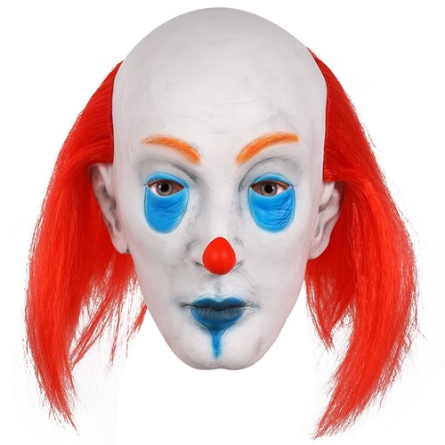Maschera pagliaccio calvo