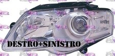 COPPIA FARI FANALE PROIETTORE DX+SX VW PASSAT 05>10 DAL 2005 AL 2010 MOD VALEO