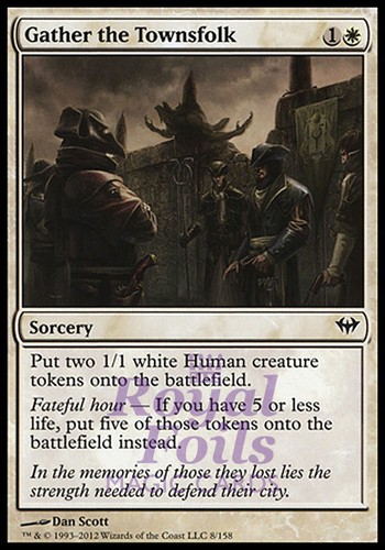 Gather the townsfolk foil - gather,
