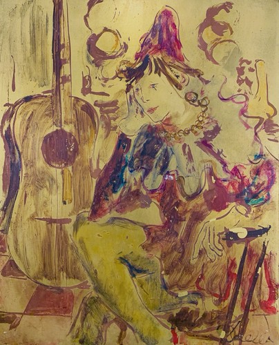 Aldo dorella dipinto lastra - su,