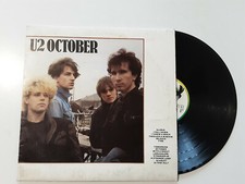 U2 ‎– October  - Disco Vinile LP Album 33 Giri Stampa ITALIA 1981