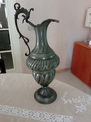 Caraffa peltro vintage - in,