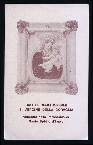Santino holy card madonna - card,