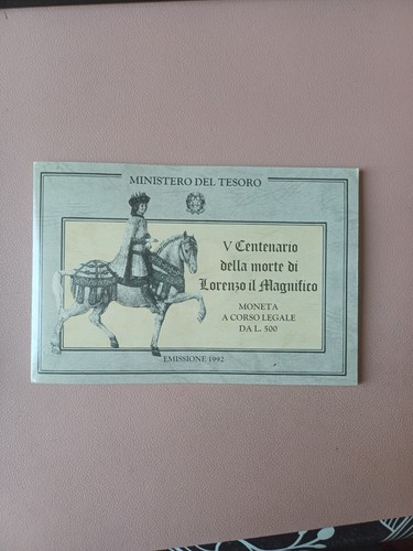 Italia repubblica 500 lire - lire, v