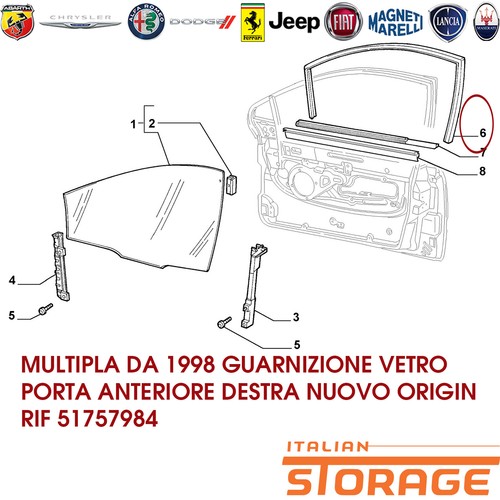 Multipla 1998 guarnizione - 1998,