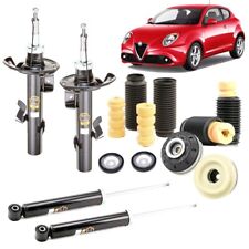 KIT 4 AMMORTIZZATORI ALFA MITO CON SUPPORTI ANTERIORI E 4 TAMPONI