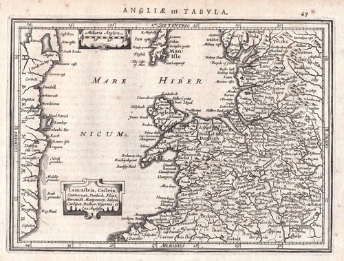 Mappa lancaster inghilterra - mappa,