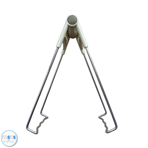 Pinza piastra acciaio inox - acciaio,