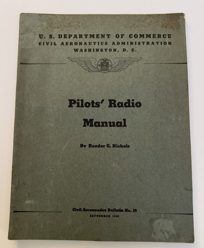 Vtg 1940 pilot - vtg, pilot's
