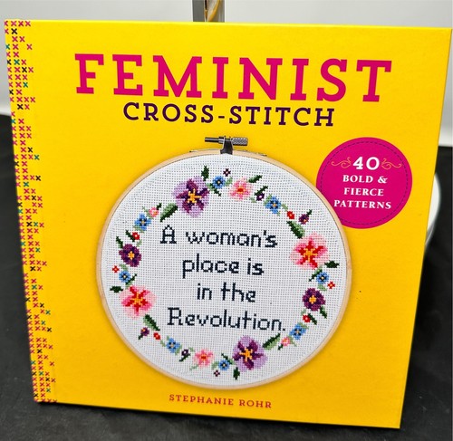 Feminist cross stitch - feminist, cross-stitch