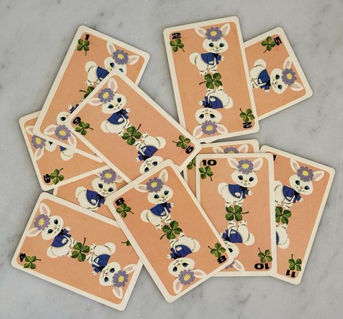 Carte gioco vintage - da, mcm