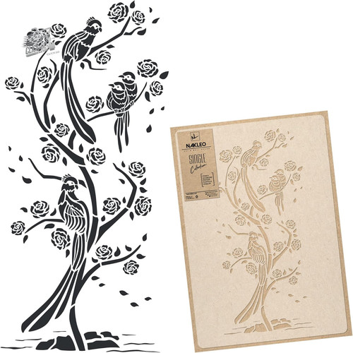 Stencil muro grande 56x117 - grande,