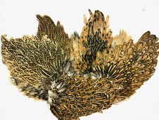 Mantelli di gallina maculati grado A colori naturali per artigianato soft hackles pesca a mosca