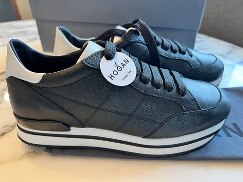 Nib hogan black allacciato - black, h