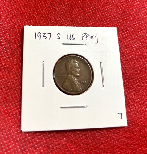 Moneta penny del 1937 - moneta, us