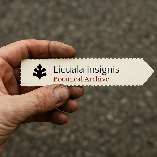 Licuala insignis sasin palm - sasin,
