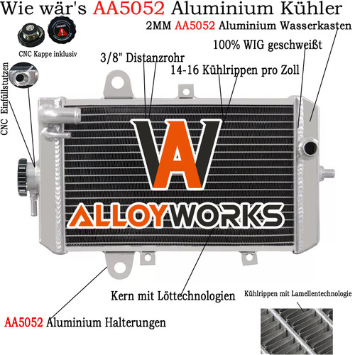 Radiatore atv alluminio per - atv,