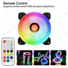 1/3/5/6pc Ventole RGB LED 120mm Silenziose Flusso Potenziato per PC Case 1400RPM